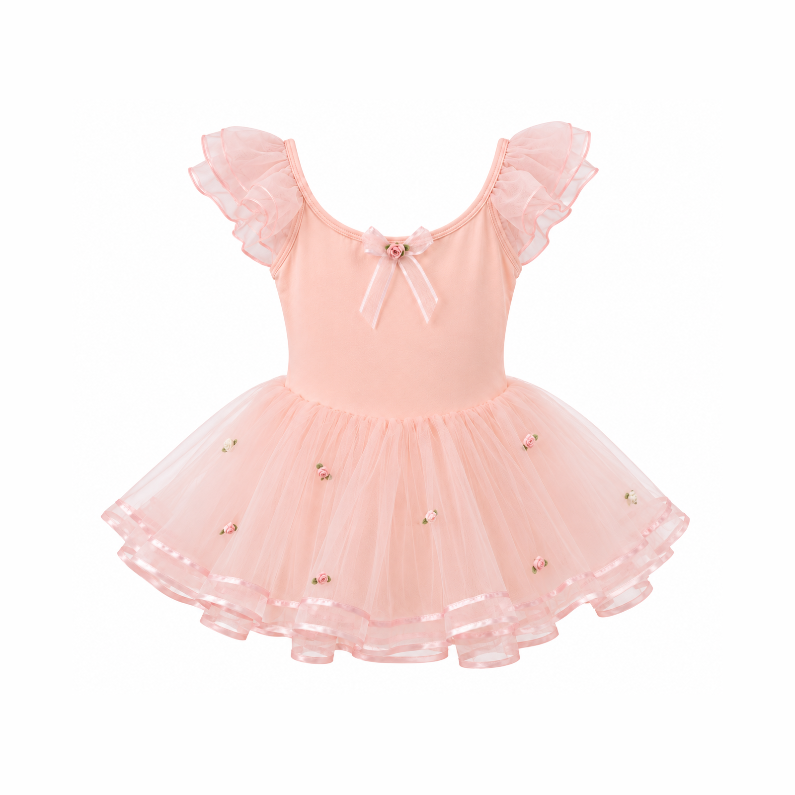 Front of Petite Etoile Rosebud Tutu on a white background