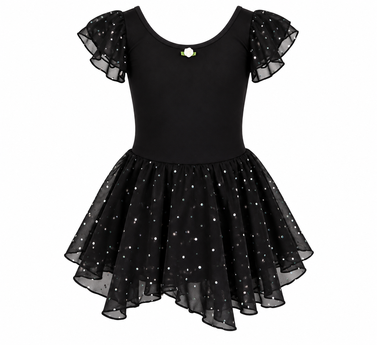 Front of Petite Etoile Starry Night Dress on a white background